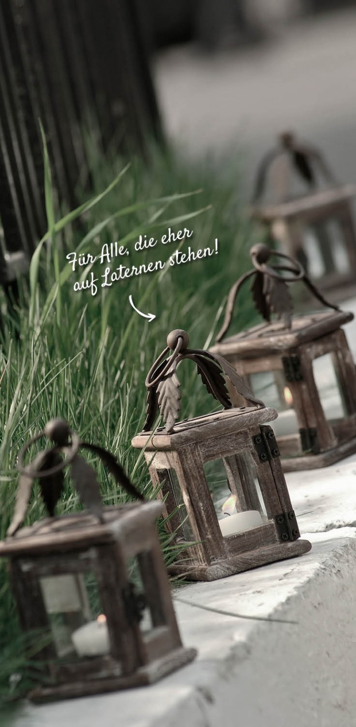 Kleine Laternen für die zauberhafte Stimmung auf der Terrasse – HolzLand Verbeek